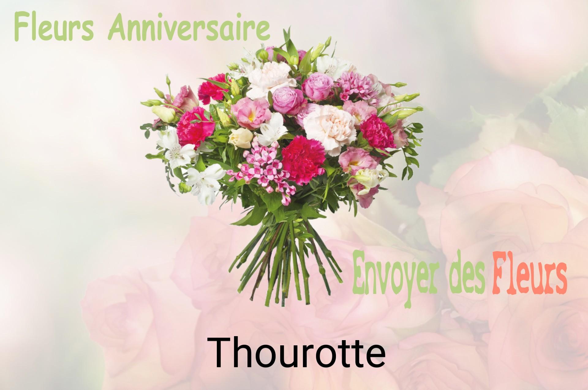 Bouquet de fleurs d’anniversaire livré à Thourotte