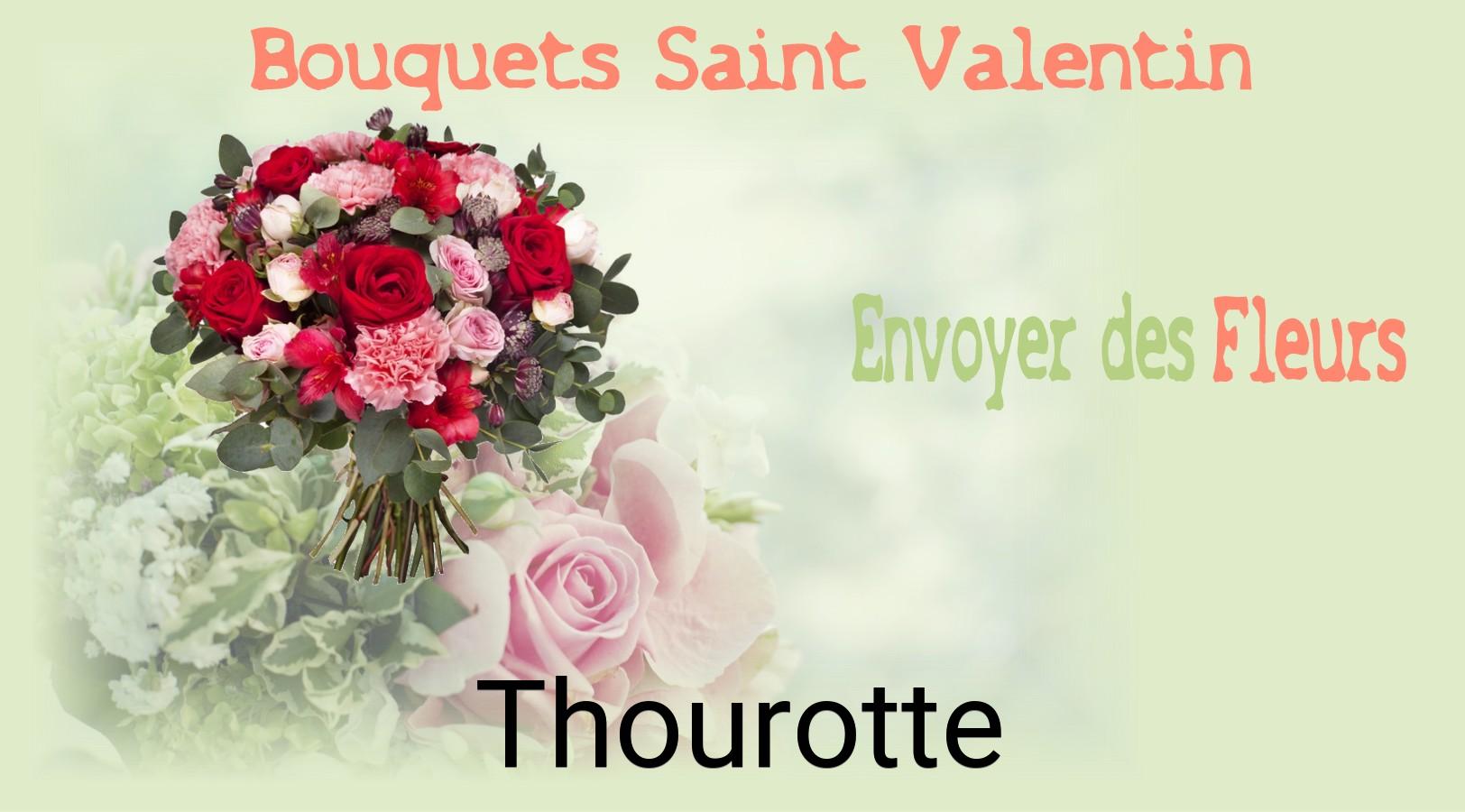 Roses de Saint-Valentin livrées à Thourotte